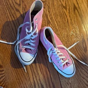 Converse Pink Canvas Sneakers